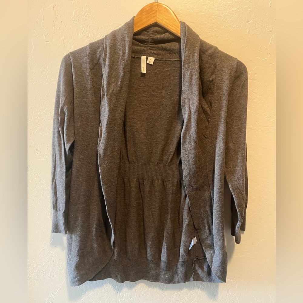 Frenchi Charcoal Knit Cardigan